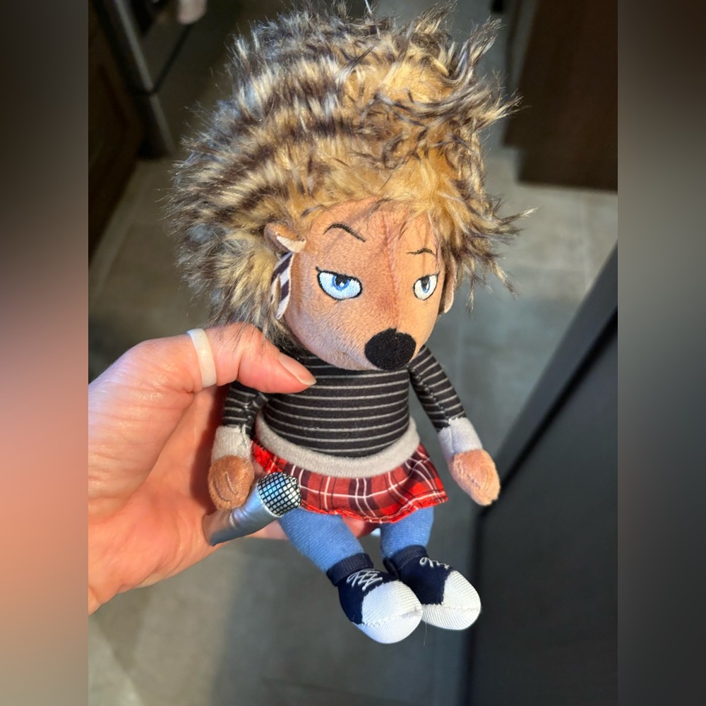 Ty Ash Plush Hedgehog sing movie